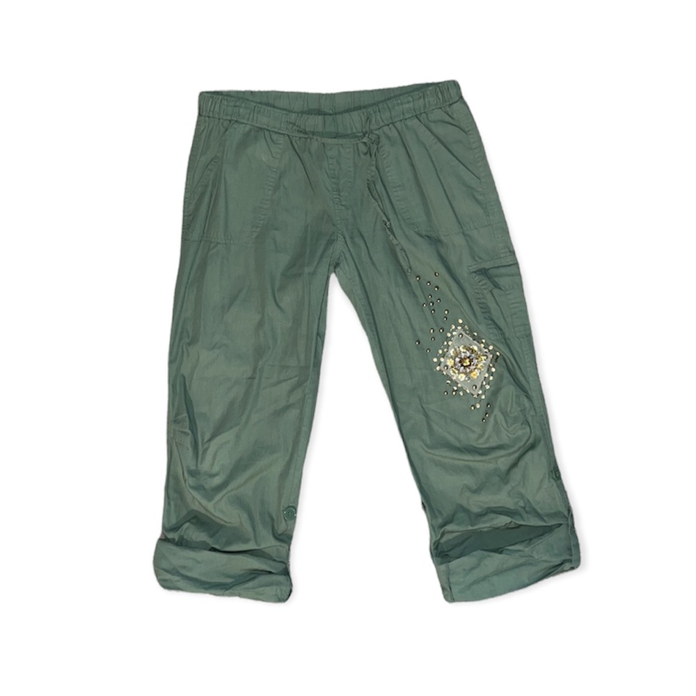 Y2K Big Flirt Green Pants - Picture 3 of 7